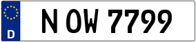 Truck License Plate